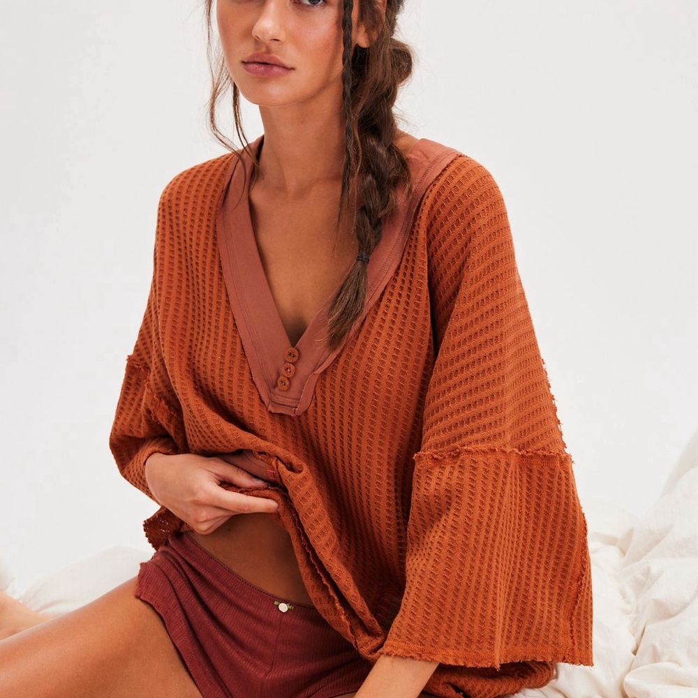 Free People Happy Mix Pullover